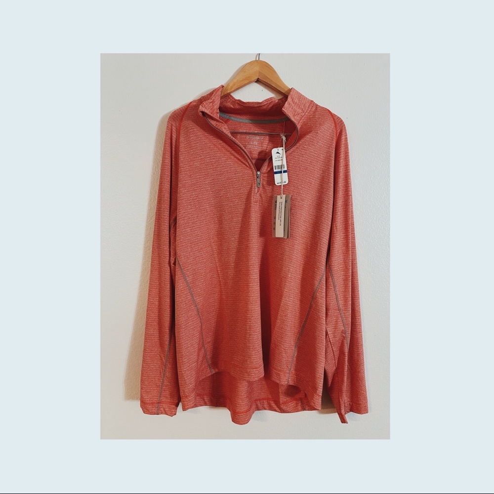 NWT Tommy Bahama Tidal Tech Half Zip XL